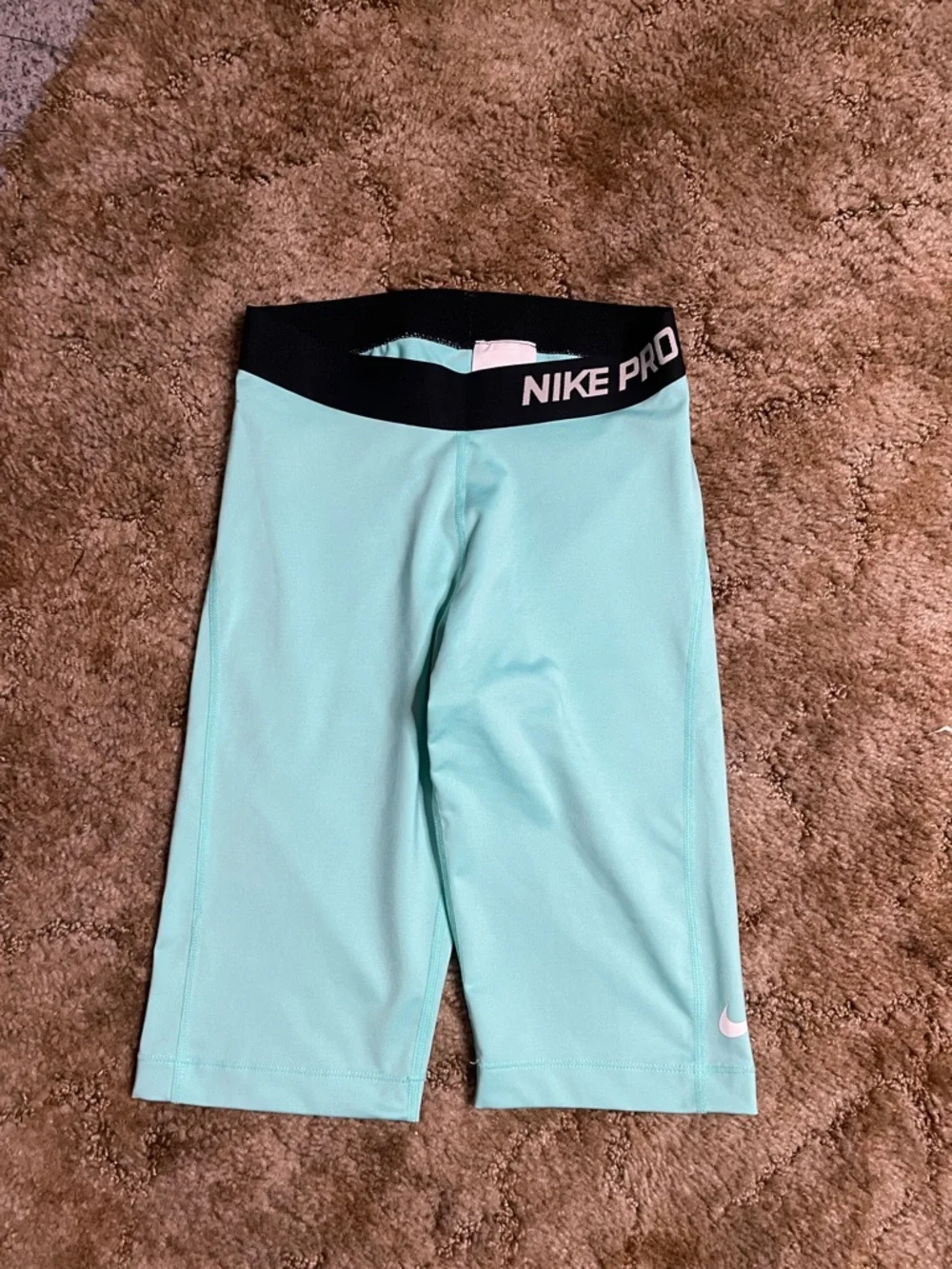 Nike Pro Teal Biker Shorts‎ Size Small